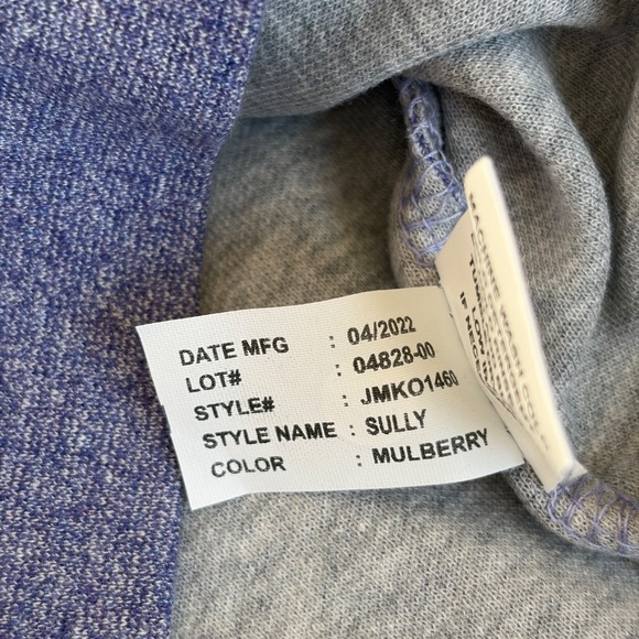 Johnnie-O Sully Quarter Zip purple Large - Picture 13 of 15